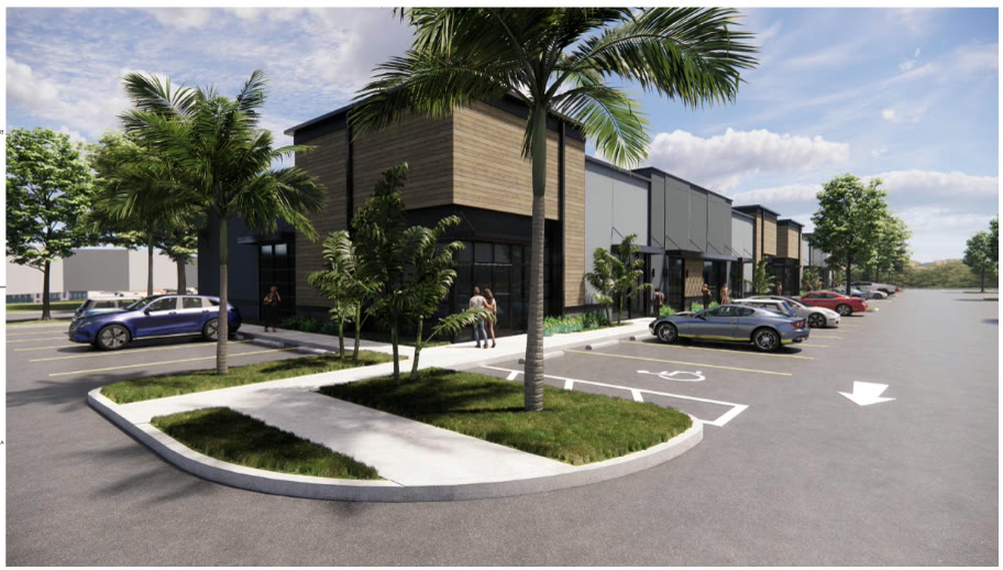 Sanford Air Park medical retail rendering